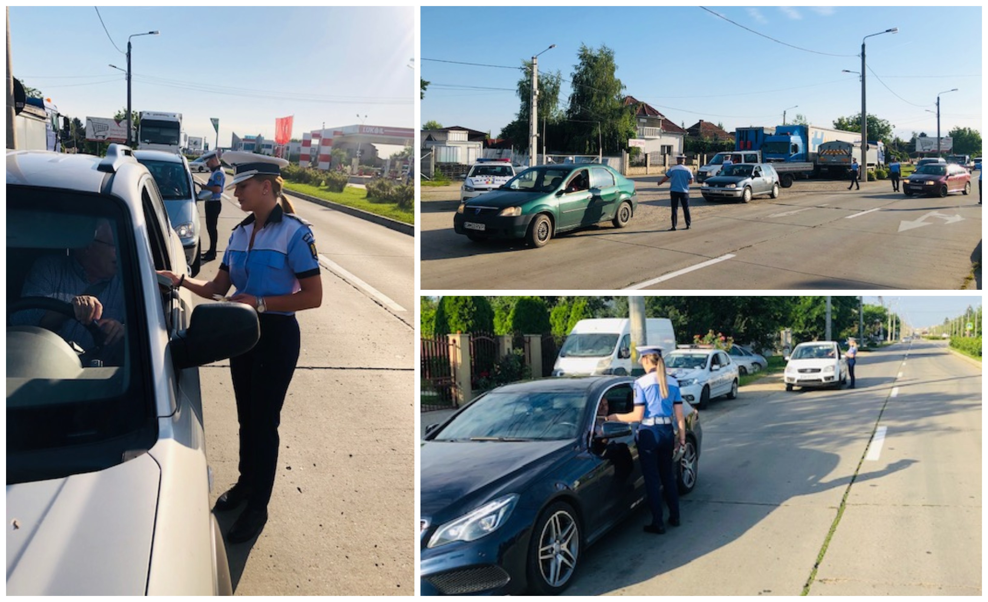 FOTOGALERIE. Razii de amploare ale Poliției Rutiere pe șoselele din județ