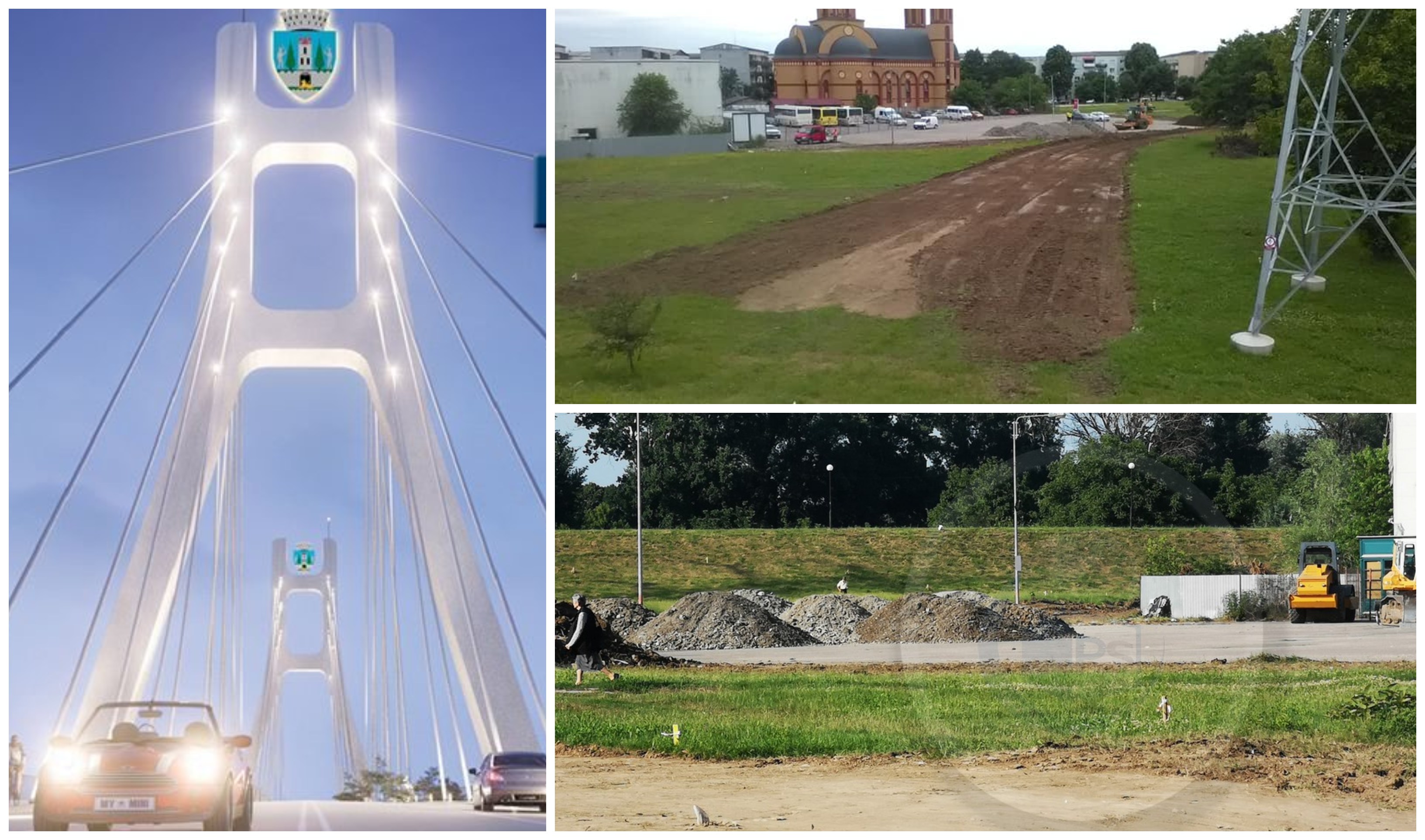 Megkezdődött a harmadik Szamos–híd építése