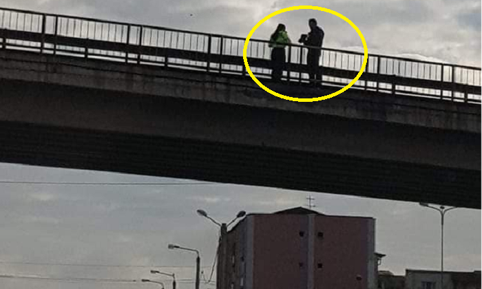 FOTO. Poliția Rutieră Satu Mare are o nouă metodă de a prinde vitezomani