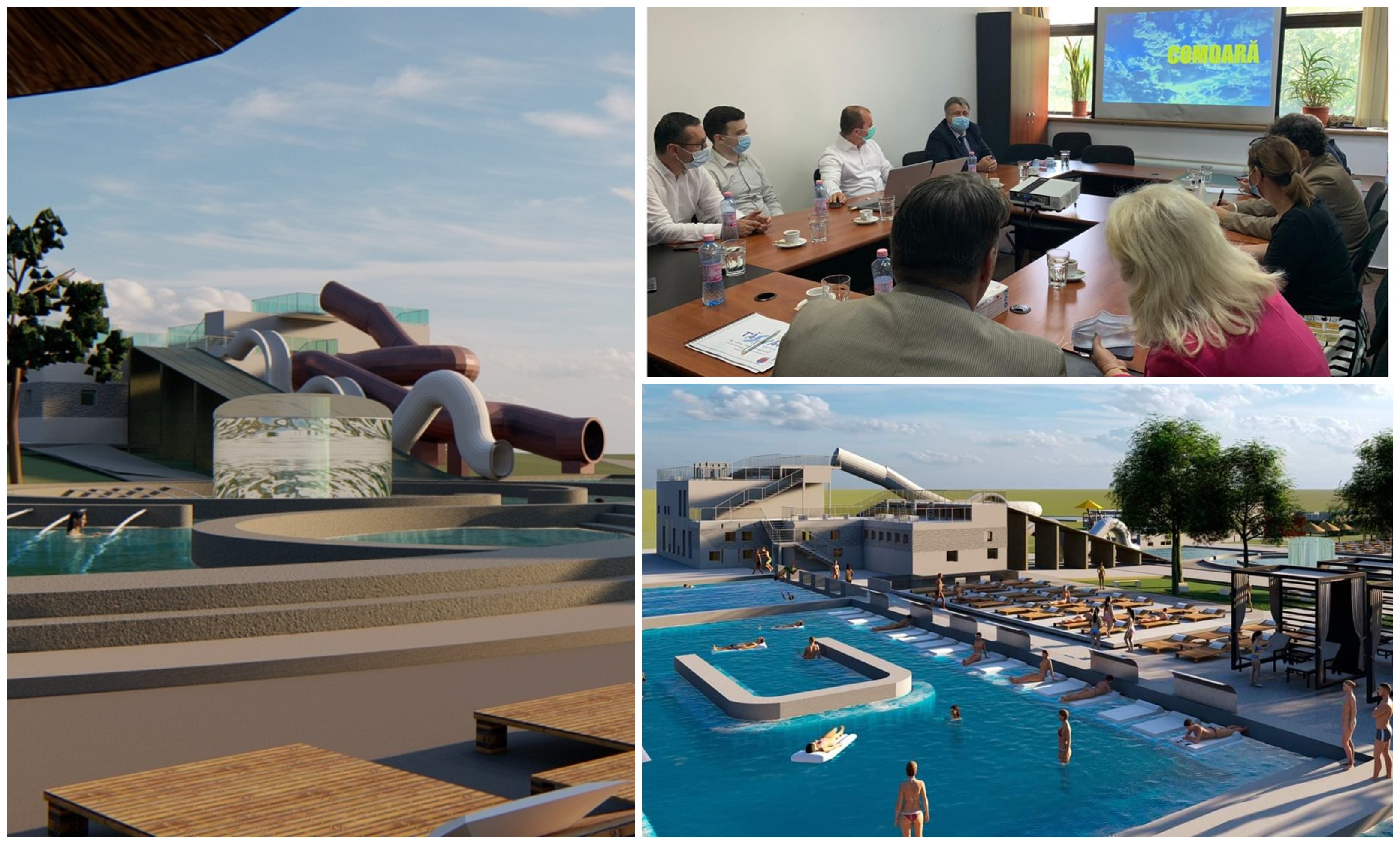 FOTOGALERIE. Planuri mari pentru ștrandul Tășnad. Cum ar putea arăta în următorii ani