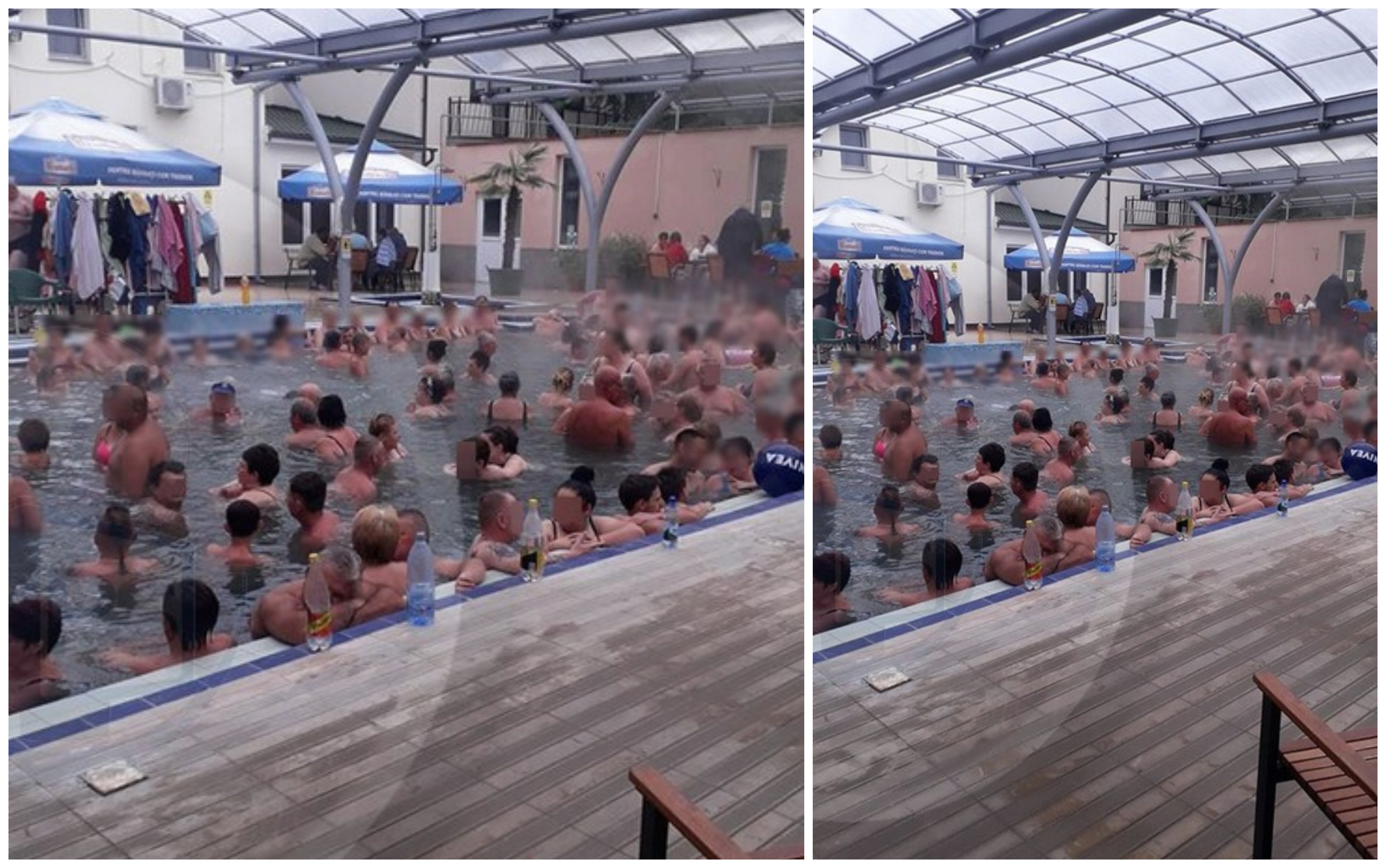 Coronavirus și nu prea: zeci de persoane înghesuite la un ștrand din județul Satu Mare