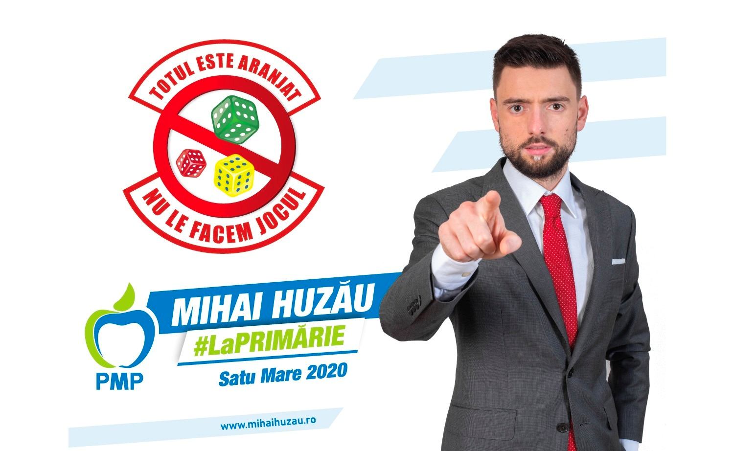 Mihai Huzău, candidat la Primăria Satu Mare: "Haideți să nu le facem jocul!"