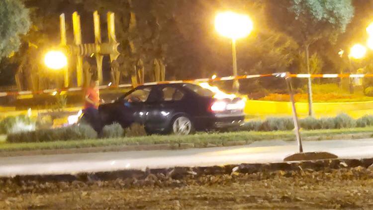 FOTO. Drift+alcool+BMW, egal accident și dosar penal. Distrugere în Carei