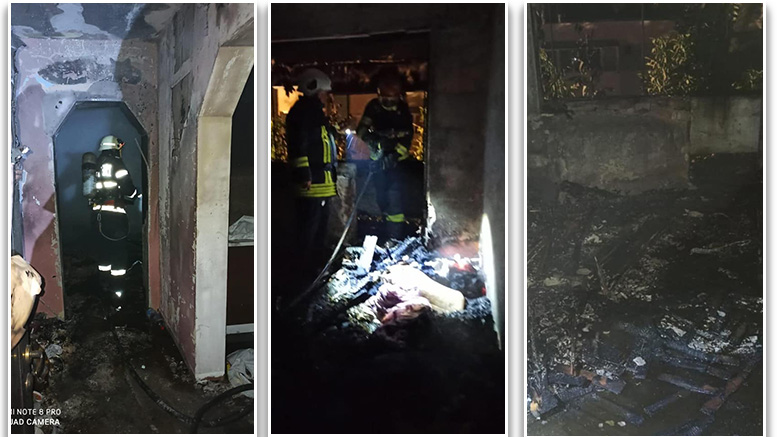 FOTO/VIDEO. Apartamentul din Micro 16, distrus complet în incendiu. Imagini din interior