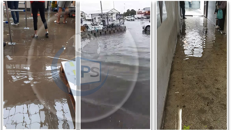 FOTO/VIDEO. Magazin de bricolaj inundat în municipiul Satu Mare! Inundații și la Pașapoarte