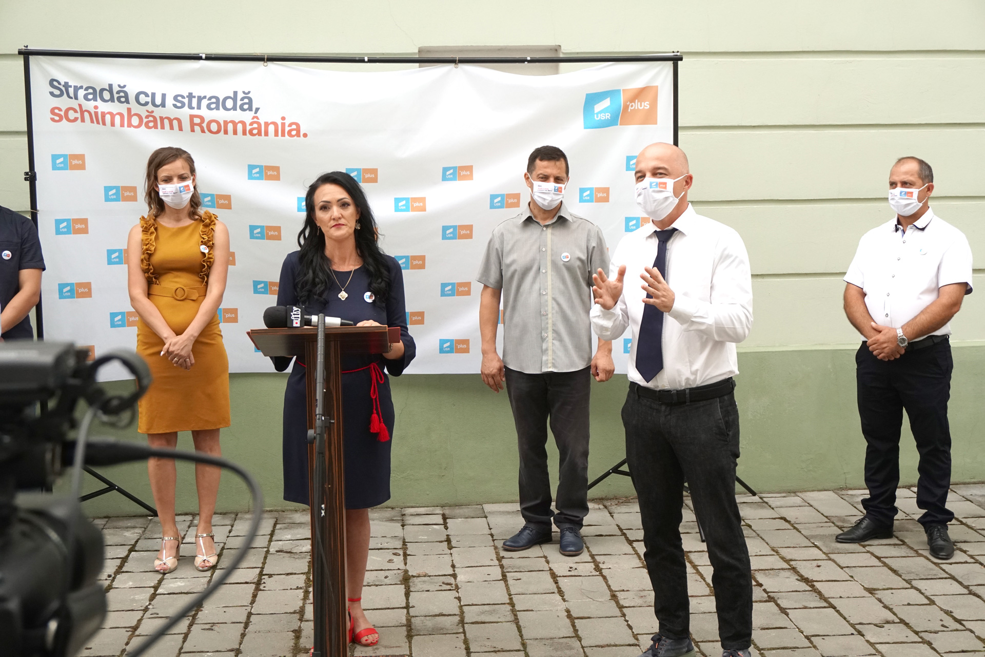 FOTO/VIDEO. Alianța USR PLUS și-a lansat candidații la Primăria Carei