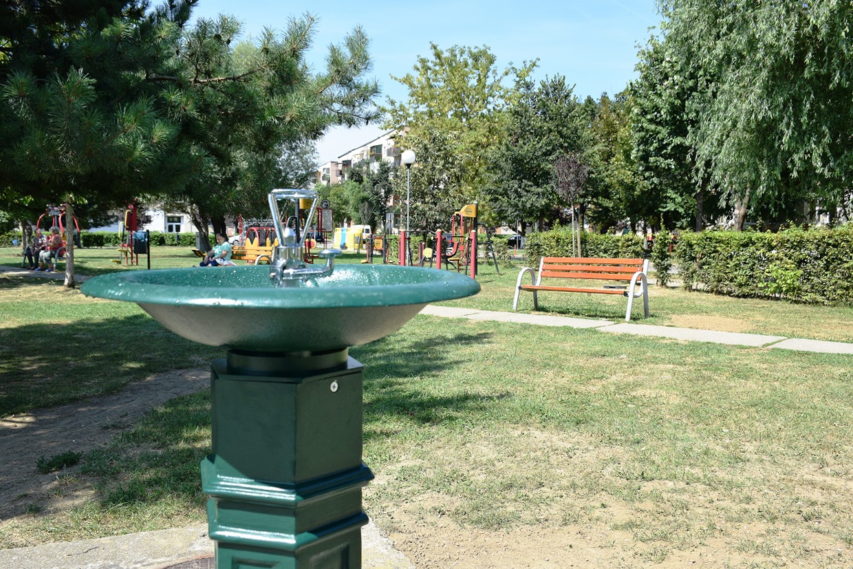 FOTO. Noi cișmele amplasate în cele mai importante zone din municipiul Satu Mare