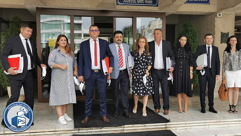 FOTO/VIDEO. Radu Roca, candidatul PSD pentru președinția Consiliului Județean Satu Mare