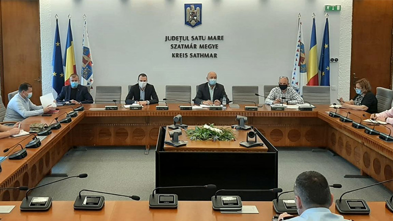 Ședință la Prefectura Satu Mare după creșterea numărului de cazuri COVID-19. Decizii despre evenimentele publice