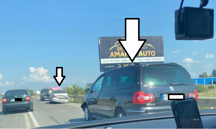 FOTO. Un nou accident pe Drumul Careiului. Incidente în serie