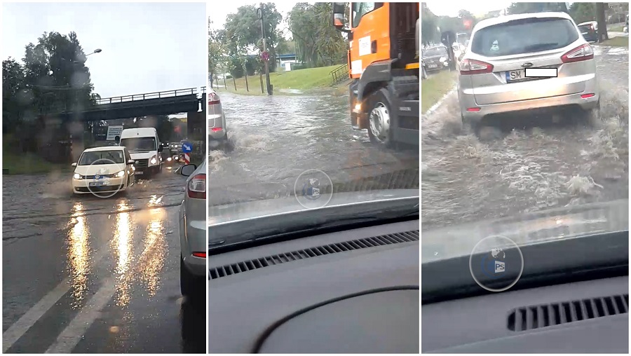 FOTO/VIDEO. Inundație pe Drumul Botizului, în Satu Mare. Pasajul este complet sub apă