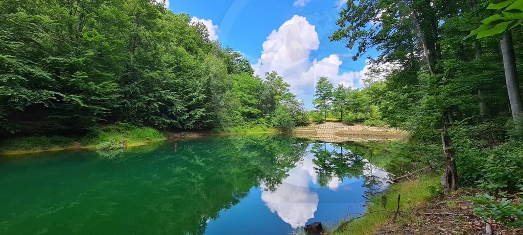 FOTOGALERIE. Lacul de smarald din județul Satu Mare. Comoara naturală de o frumusețe aparte