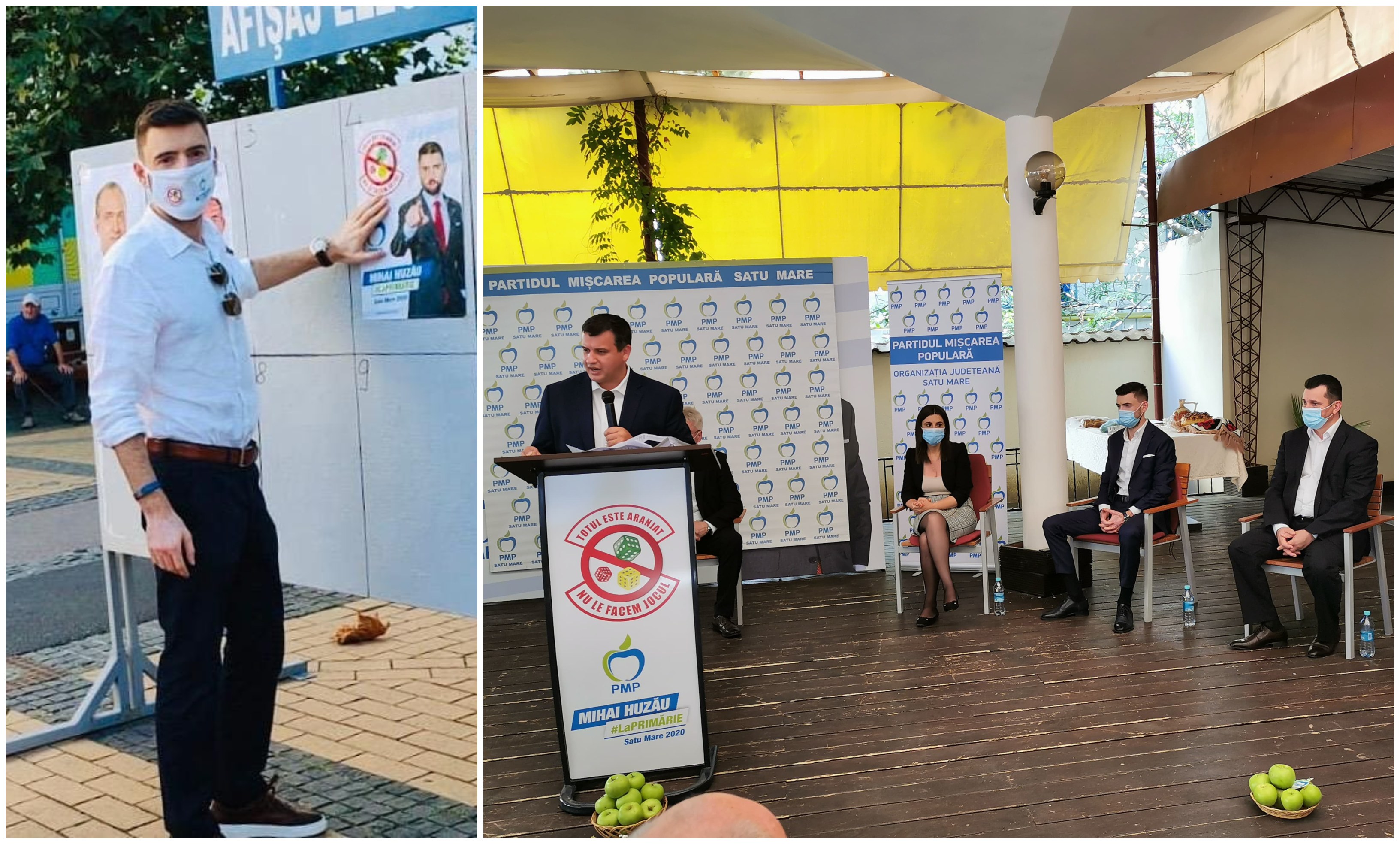 FOTO. Mihai Huzău și-a lansat candidatura, declarând război cumetriilor politice din Satu Mare