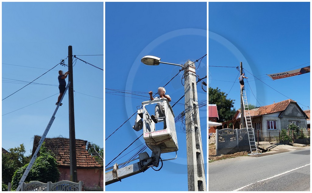 FOTO/VIDEO. A început marea ”banner-iadă” cu scandal și amenințări în județul Satu Mare