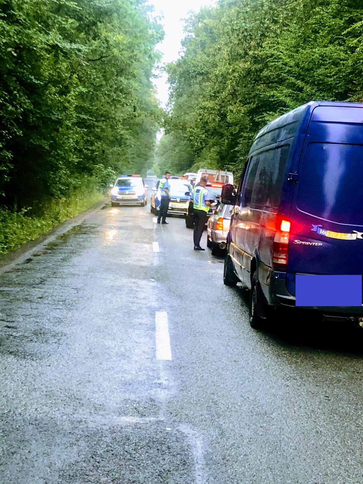 FOTO. Razii de amploare pe șoselele județului Satu Mare. Șoferi prinși în flagrant