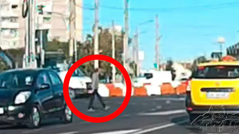 VIDEO. După accidentul grav de la Burdea, un alt pieton a făcut slalom printre mașini