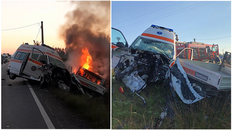 FOTOGALERIE. Bilanțul tragediei de la Ciuperceni: doi morți, patru răniți grav și doi răniți ușor