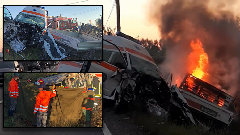 FOTO/VIDEO. Un șofer de 19 ani ar fi responsabil de tragedia de pe DN19. Doi morți, șase răniți
