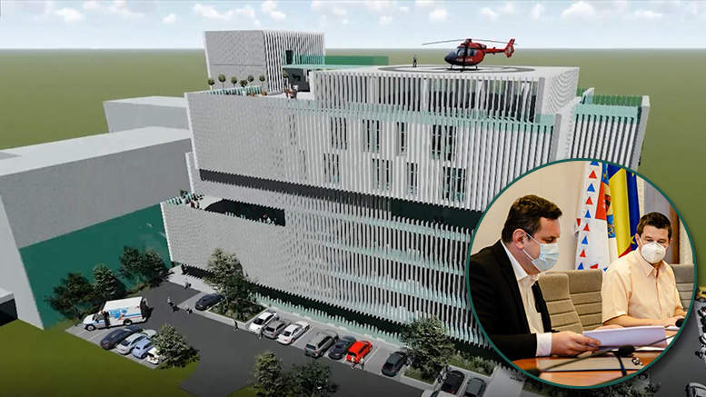 FOTO. Este oficial! Vin zecile de milioanele de euro pentru spitalul județean ultramodern la Satu Mare, cu heliport și șase etaje