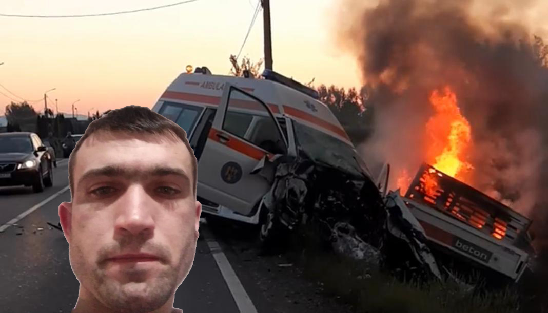 FOTO. Eroul din tragedia de la Ciuperceni! Cu piciorul rupt, a scos trei oameni din mașina în flăcări