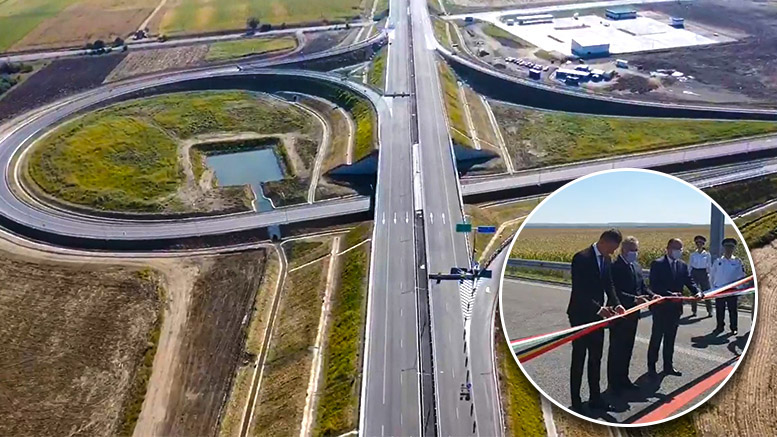 FOTO/VIDEO. S-a deschis tronsonul Biharia-Borș și punctul de trecere a frontierei