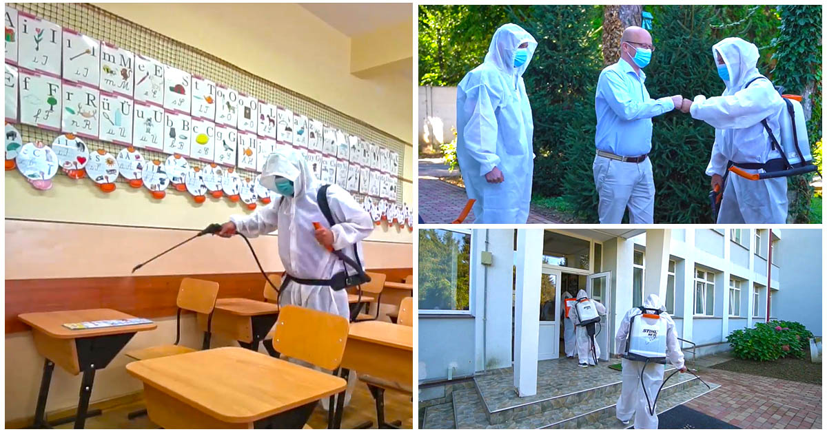 FOTO. Kereskényi Gábor: Școlile din municipiul Satu Mare, pregătite pentru începerea noului an școlar