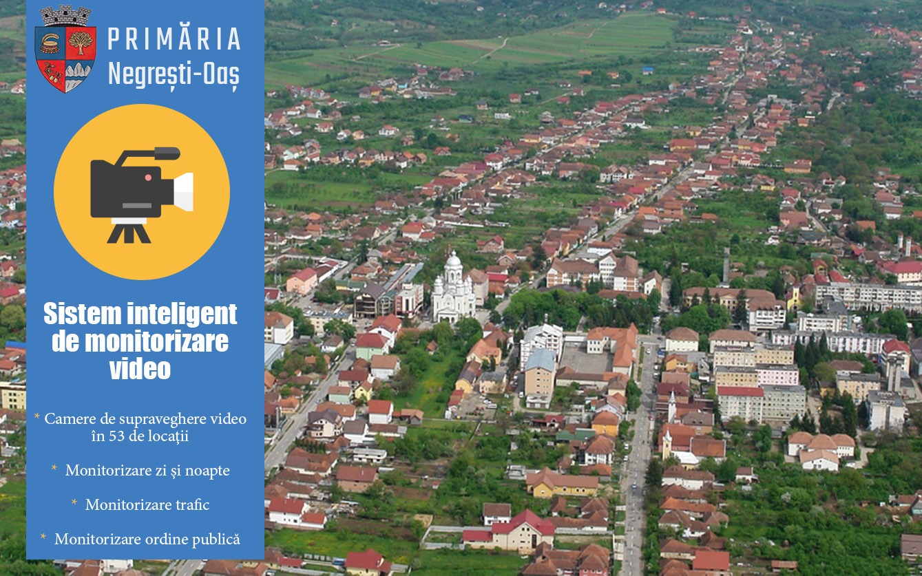 Big Brother ajunge la Negrești-Oaș. 53 de locații, supravegheate video