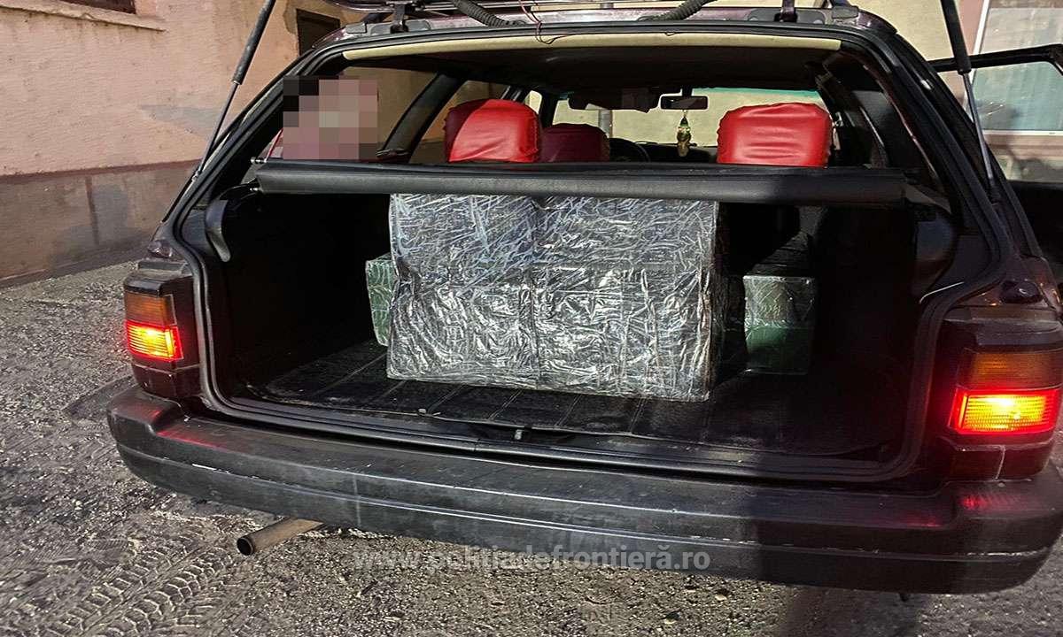 FOTO. Un contrabandist își plimba ”marfa” prin municipiul Satu Mare. Prins în flagrant de polițiști