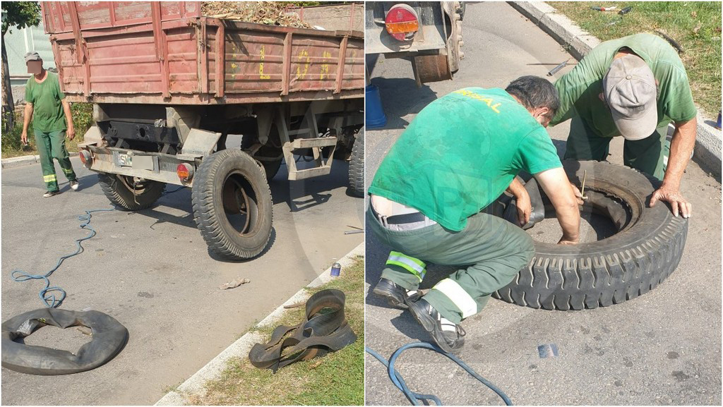 FOTO. Piesele de muzeu ale Florisal se defectează pe străzi și blochează circulația