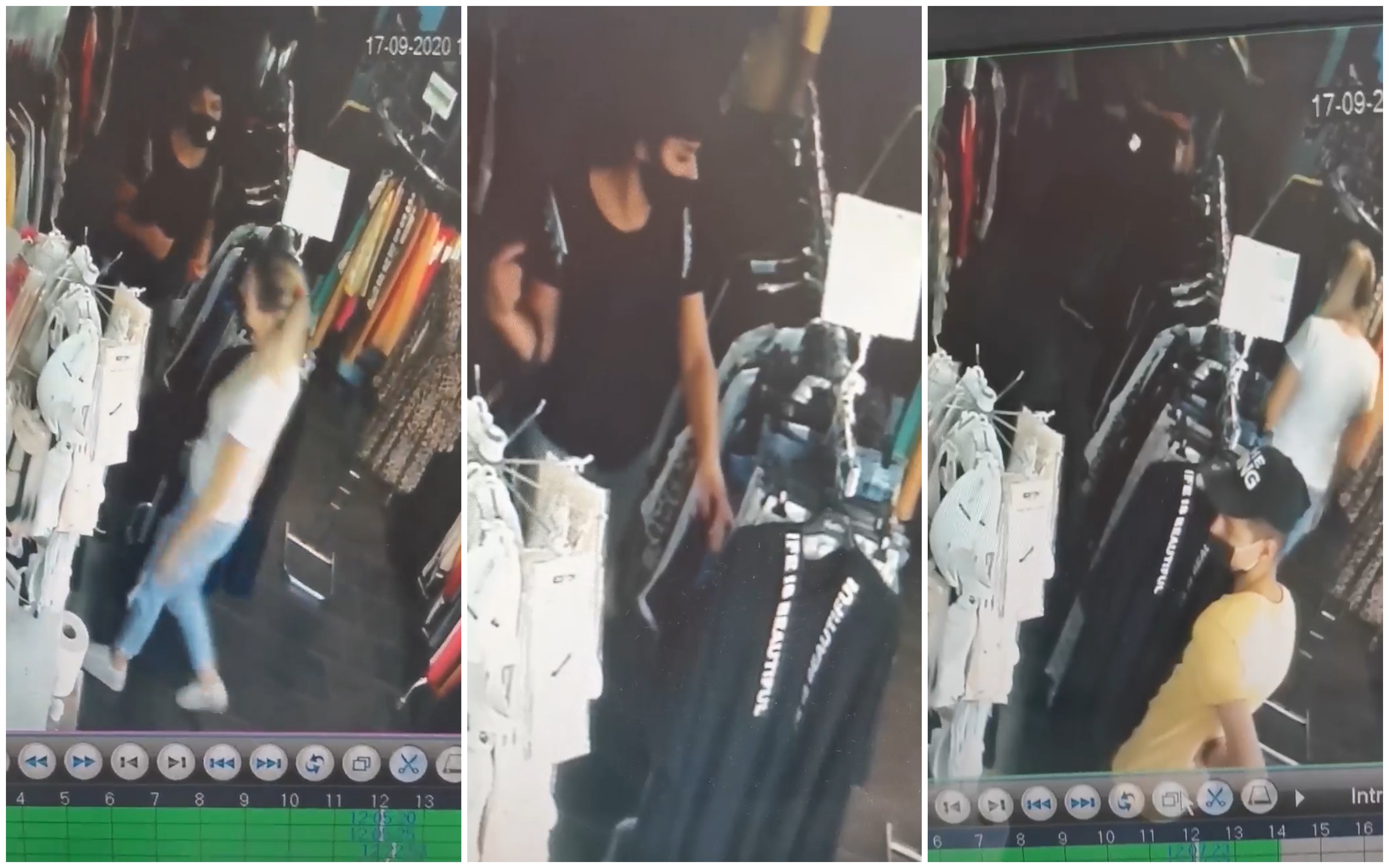 VIDEO. Mai nou se fură în grup, în municipiul Satu Mare. Imagini dintr-un magazin din centru