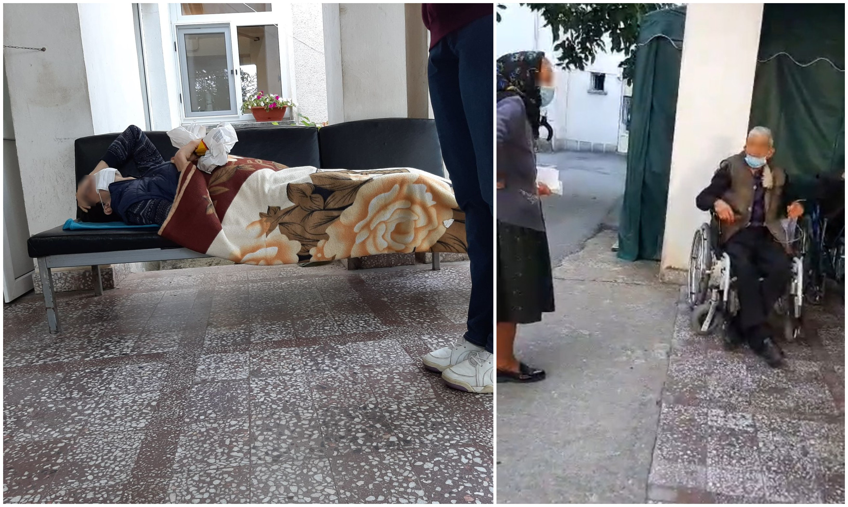 FOTO/VIDEO. Bolnavi sub cerul liber sau trimiși acasă fără tratament la Spitalul Negrești-Oaș. Unde s-a ajuns