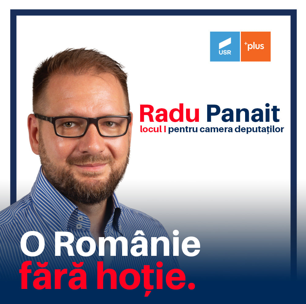 Radu Panait, surpriza din alegerile locale, candidează pentru Camera Deputaților