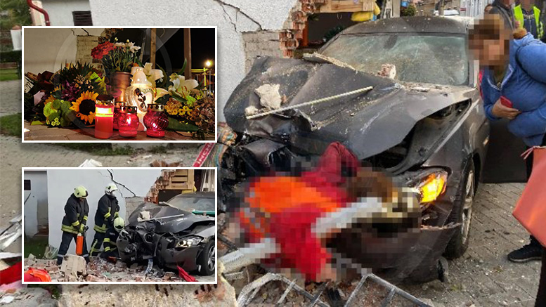 FOTO/VIDEO Florărie spulberată de un BMW. Sătmăreancă prinsă sub dărâmături