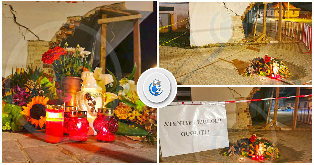 FOTO/VIDEO. Flori și lumânări pentru sătmăreanca decedată în accidentul rutier