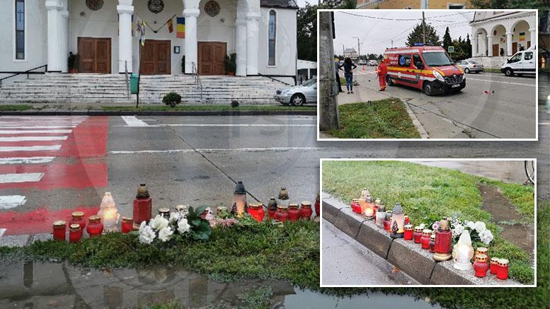 FOTO. Lumânări și flori pentru sătmăreanca decedată în accidentul de pe drumul Botizului