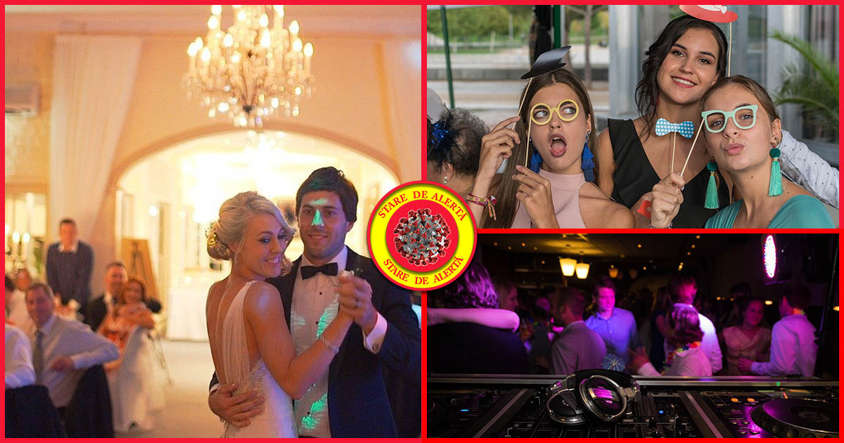 De astăzi, toate nunțile, botezurile și petrecerile, interzise la Satu Mare