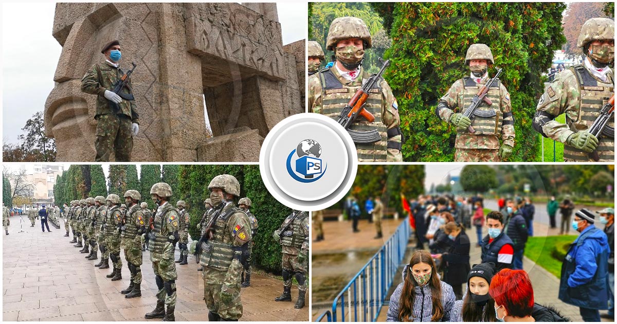 FOTO/VIDEO. La Mulţi ani Armatei Române! Ceremonie restrânsă și la Carei