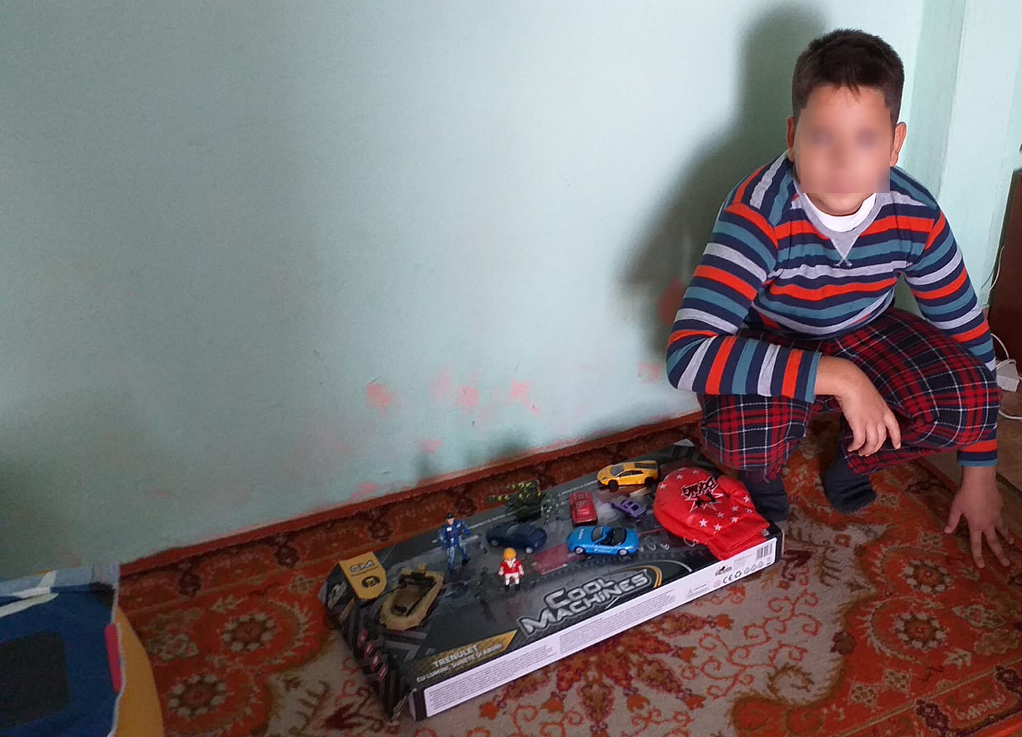 FOTO. Un copil din Satu Mare își donează jucăriile pentru copiii sărmani