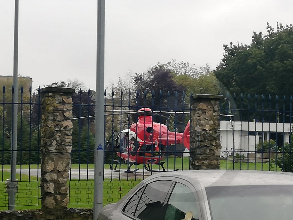 FOTO. Sătmărean adus de urgență cu elicopterul la Spitalul Județean. La un pas de moarte