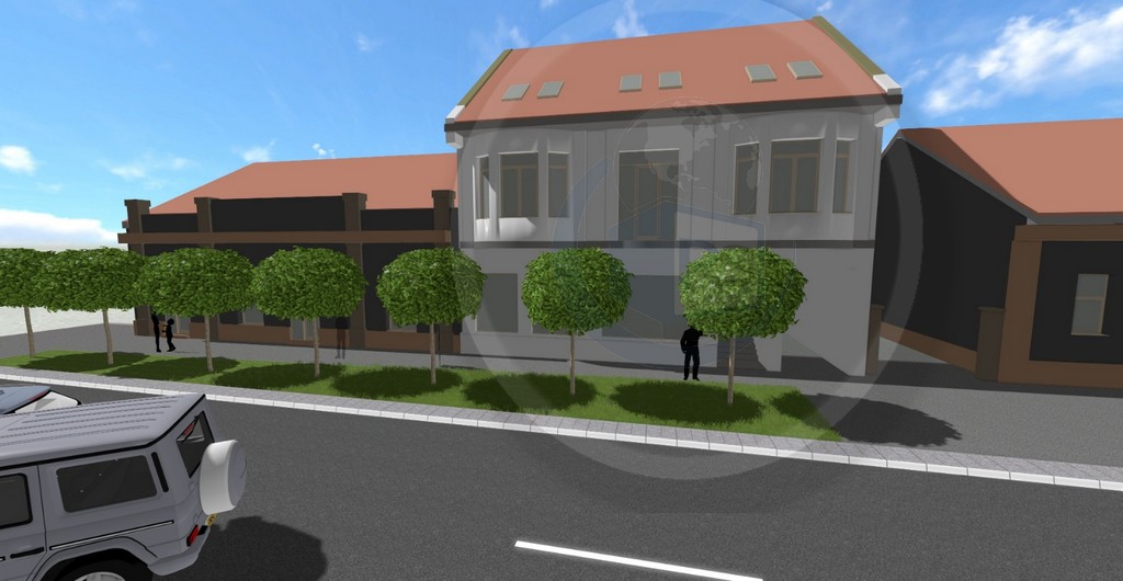 FOTOGALERIE. Hotel de milioane de euro în Satu Mare. Copaci tăiați, se replantează alții