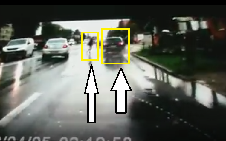 VIDEO. Pieton, la un pas fie spulberat de un șofer inconștient, în Satu Mare