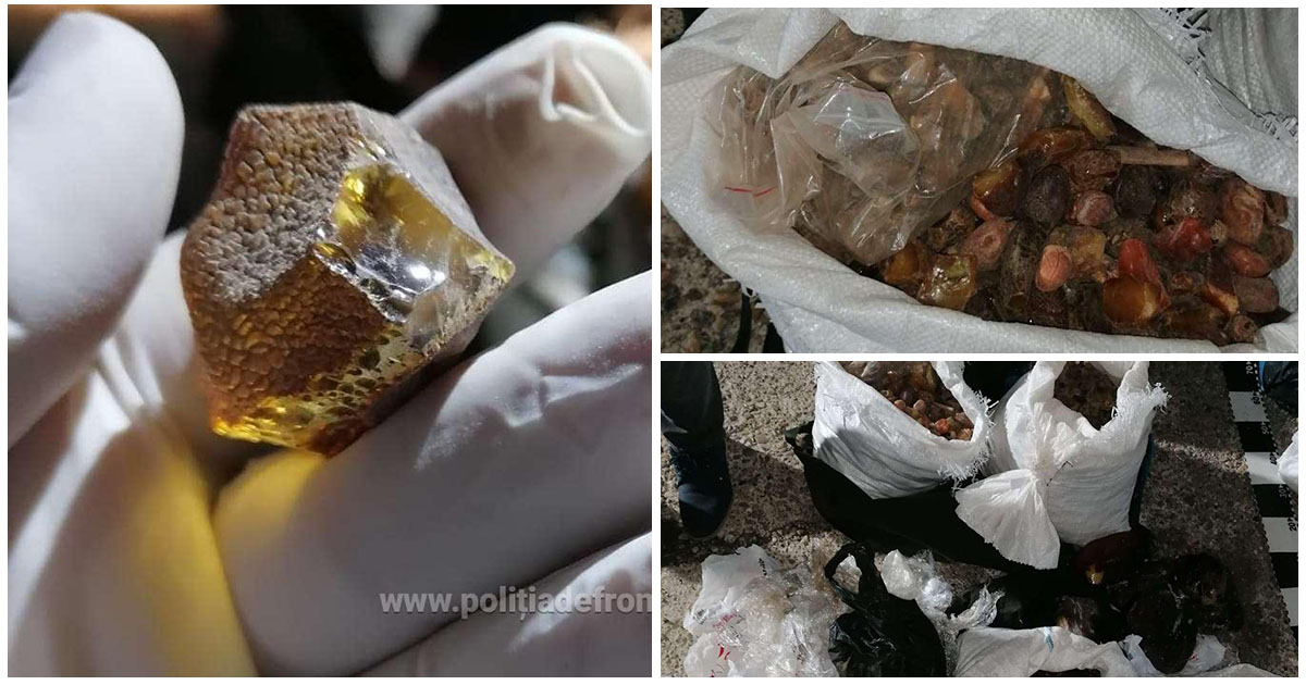 FOTO/VIDEO. Urmărire ca-n filme! Un șofer a avariat mașina Poliției de Frontieră: fugea cu sute de kg de pietre semiprețioase