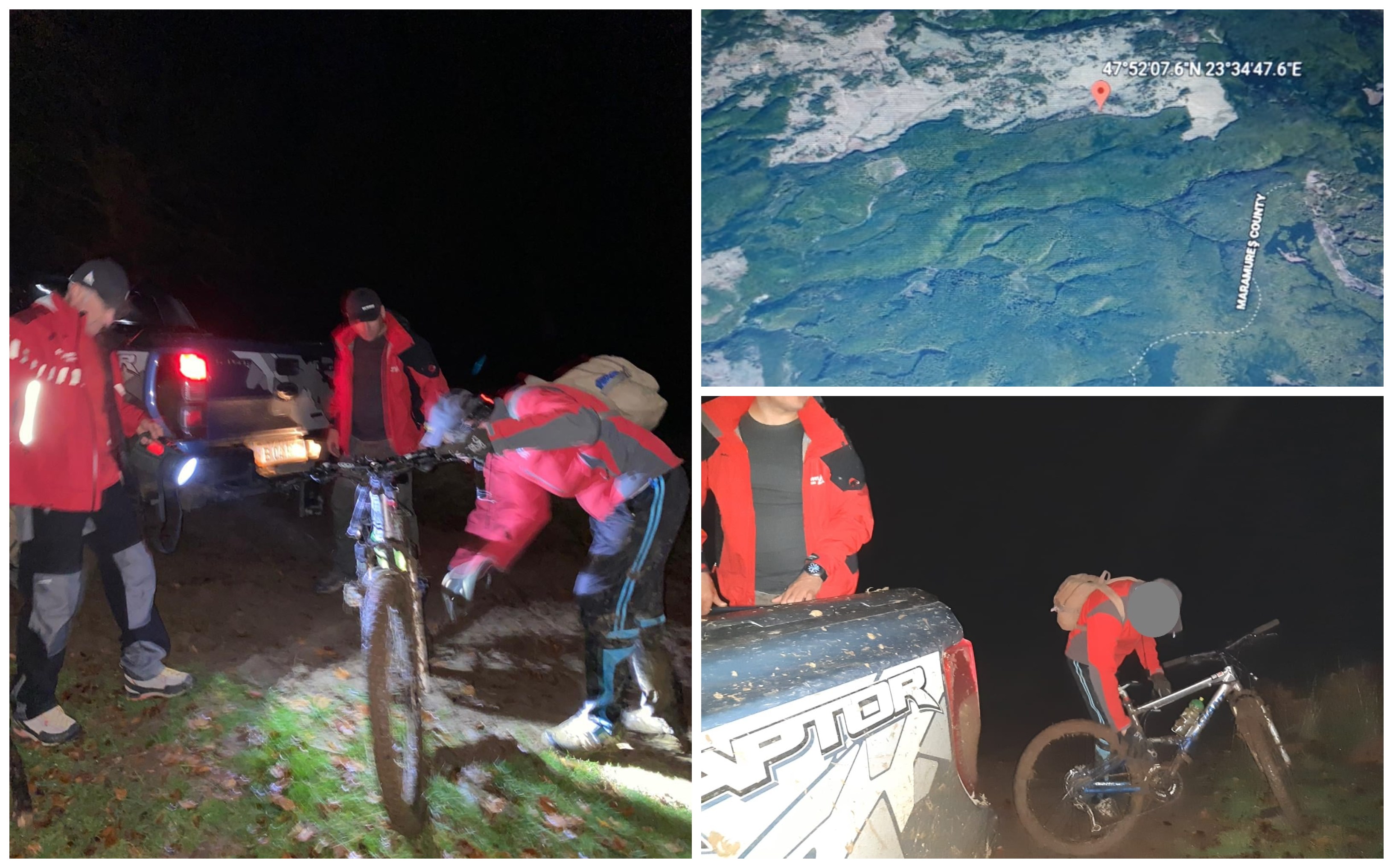 FOTOGALERIE. Acțiune de salvare ca-n filme în județul Satu Mare. Cu ajutorul STS