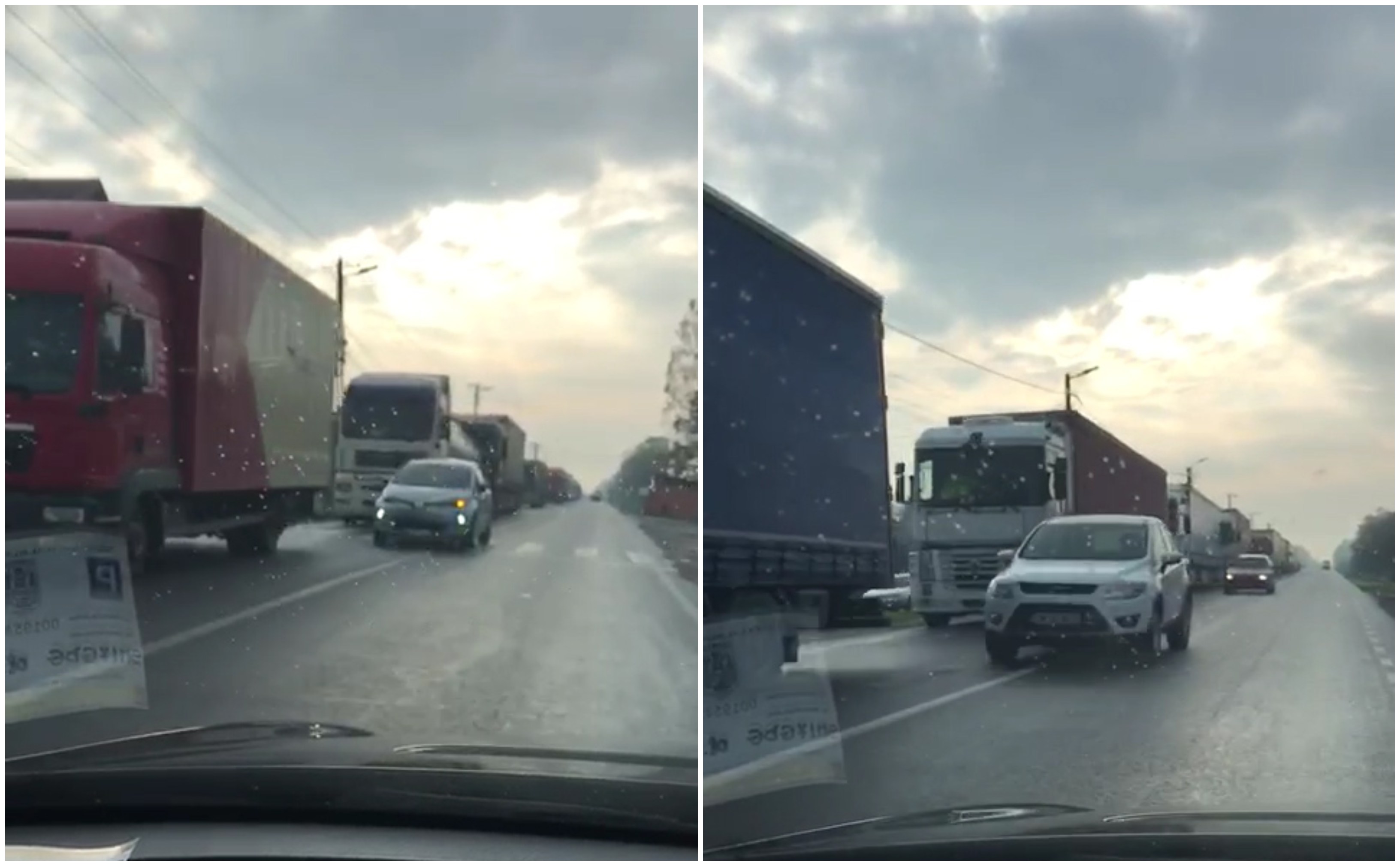 VIDEO. Cod roșu la vama Petea. Șoferii așteaptă cu orele pentru a putea ieși din țară