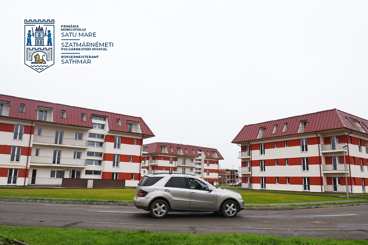 FOTO. Trei noi blocuri ANL din Satu Mare au fost finalizate. Zeci de familii se vor putea muta în casă nouă