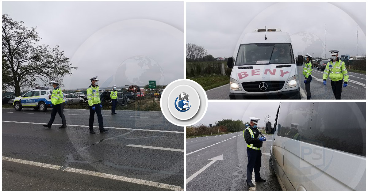 FOTO/VIDEO. Filtre pe șoselele din județ. Transportatorii, în vizorul polițiștilor