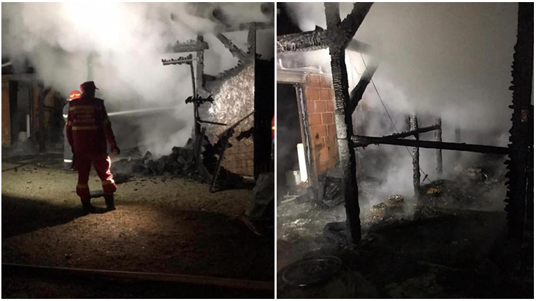 FOTO. Construcție făcută scrum în județul Satu Mare! A început sezonul incendiilor