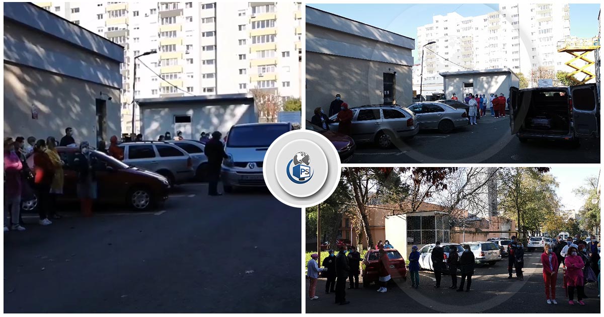 FOTO/VIDEO. Aplauze și lacrimi pentru asistenta decedată cu COVID. Condusă astăzi pe ultimul drum