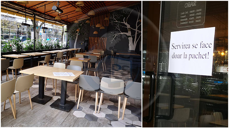 FOTOGALERIE. Terase închise pe bandă rulantă în Satu Mare! Patronii acuză statul