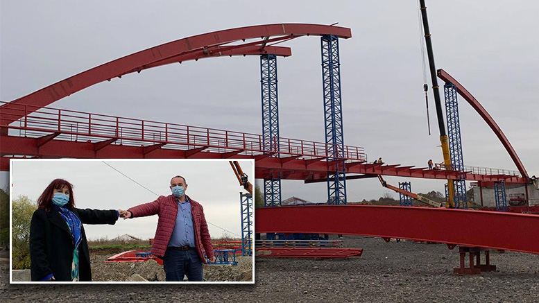 FOTO. Moment istoric. Satu Mare și Maramureș, unite prin podul Pomi-Seini